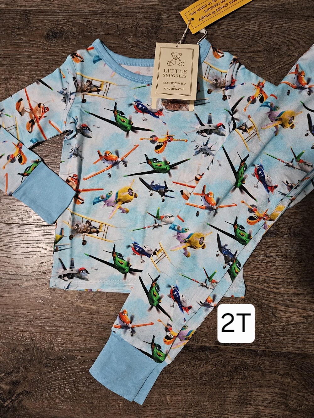 Little Snuggles Disney Pixar Planes 2 Piece Bamboo Pajama